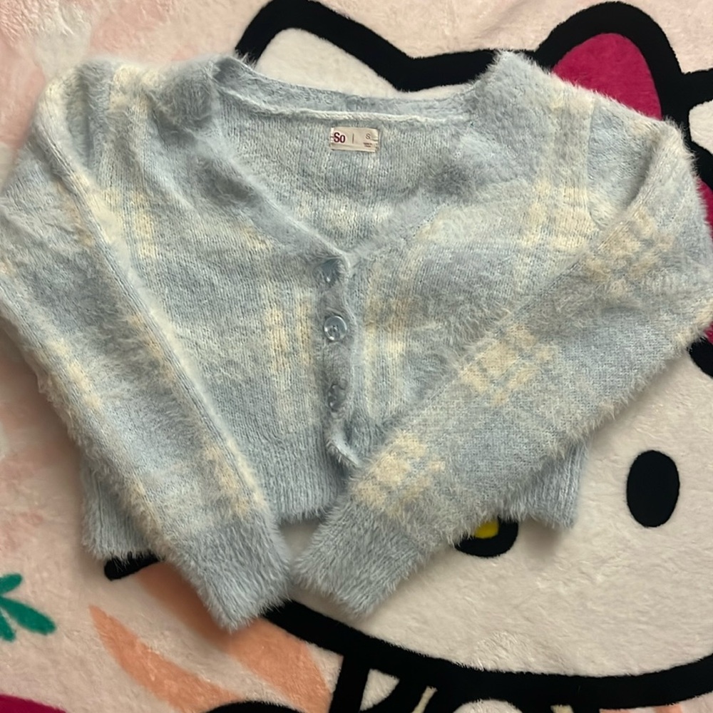 Fuzzy SO cardigan